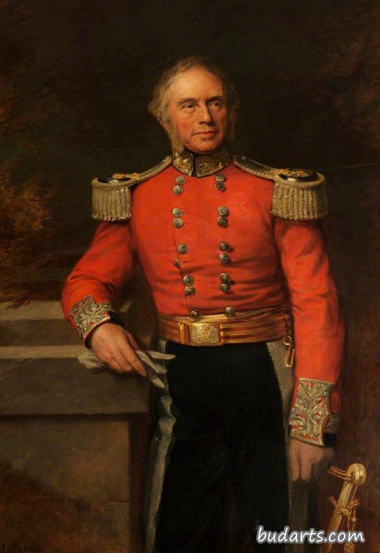 约翰·沃尔什爵士（1798-1881），英国电信，拉德诺郡上尉兼议员（1865）