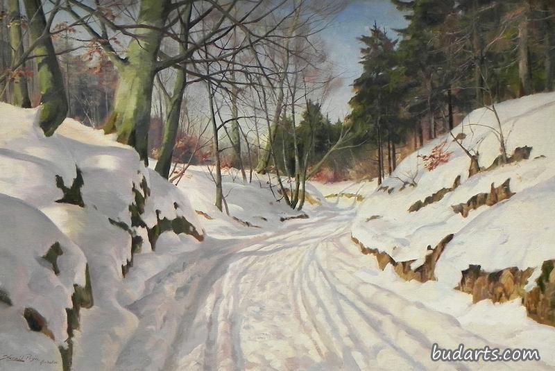 雪山林路