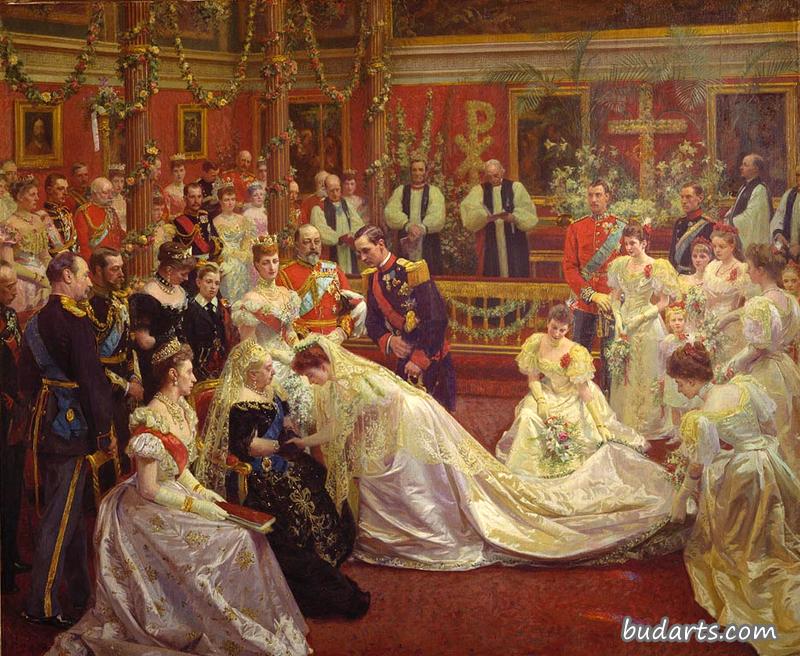 1896年7月22日威尔士莫德公主的婚礼