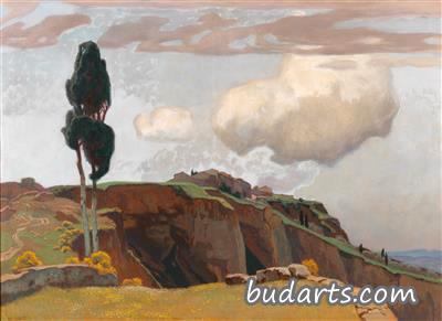 Landscape near Volterra