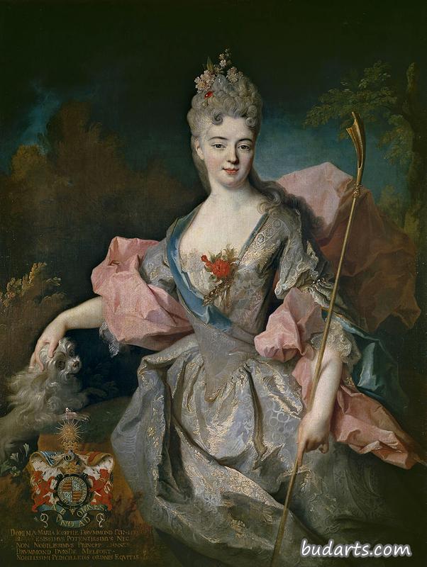玛丽亚·约瑟夫·德鲁蒙德的肖像