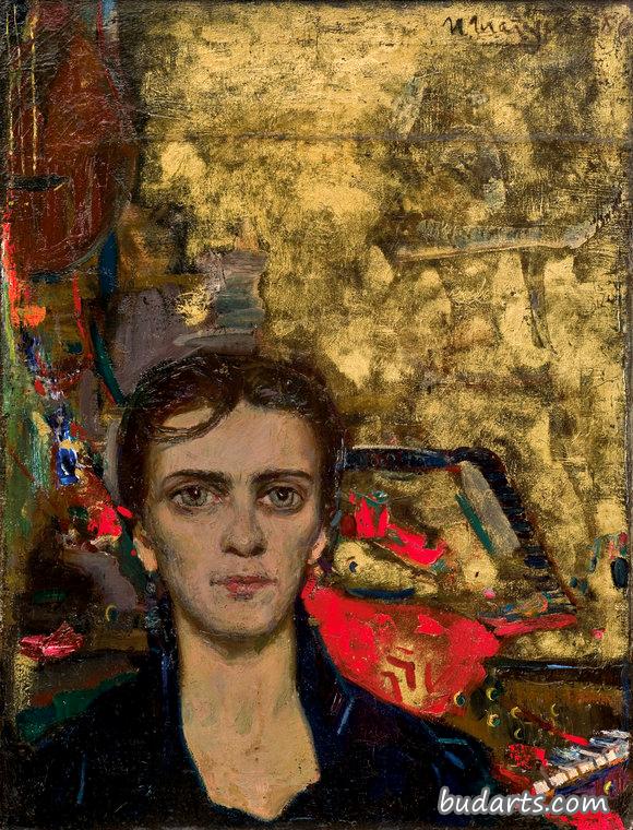 钢琴家玛丽娜·德拉尼什尼科娃的肖像
