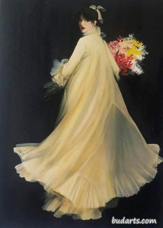 红色的花束