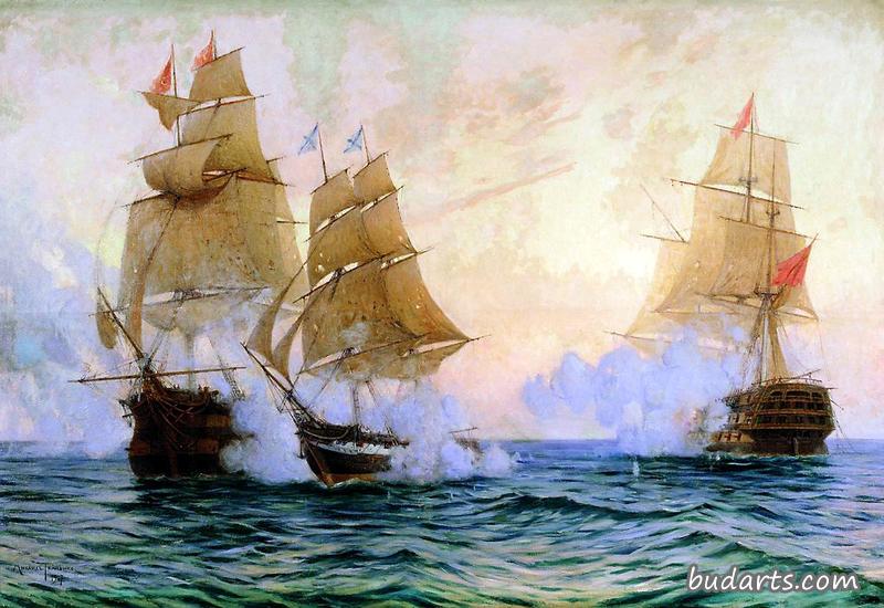墨丘利旅与土耳其战舰之战