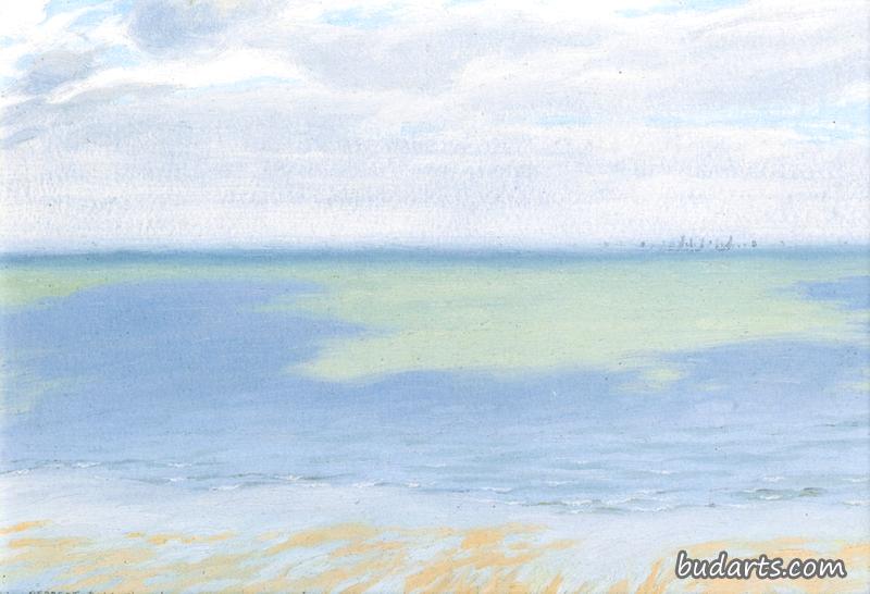 海和天空习作