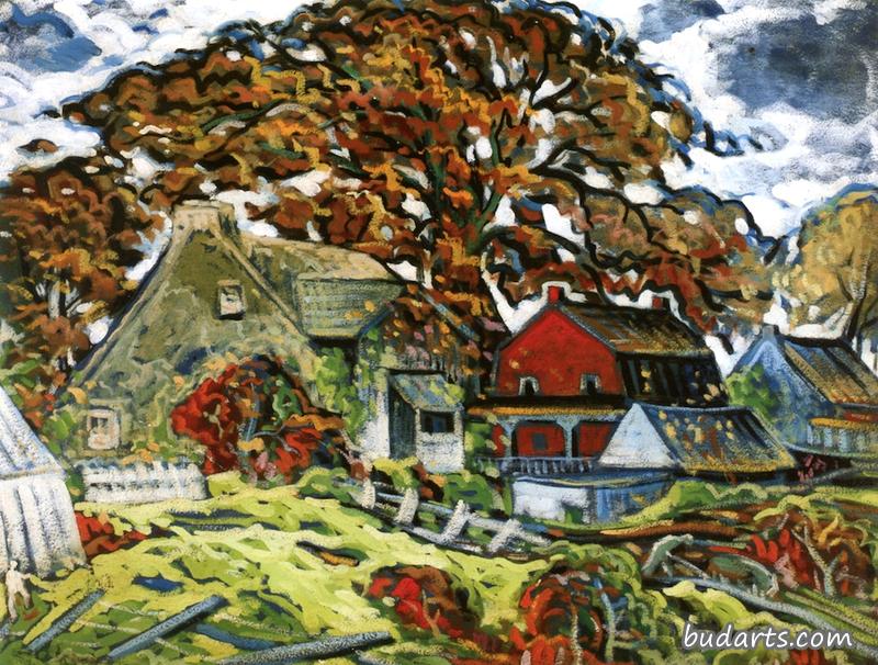 风景，上圣玫瑰