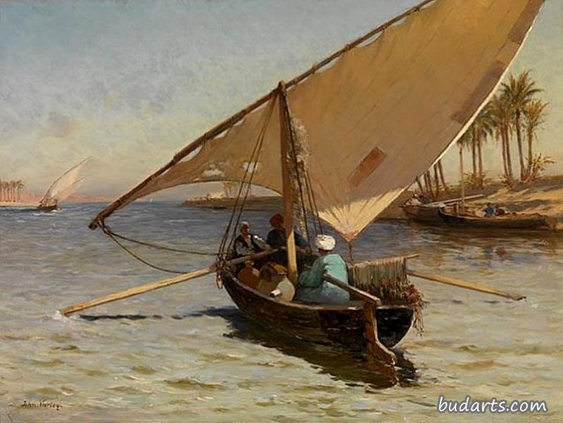 开罗尼罗河渔船