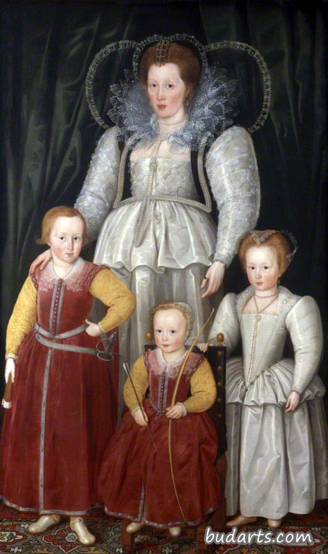 安妮，波普夫人和她的孩子们