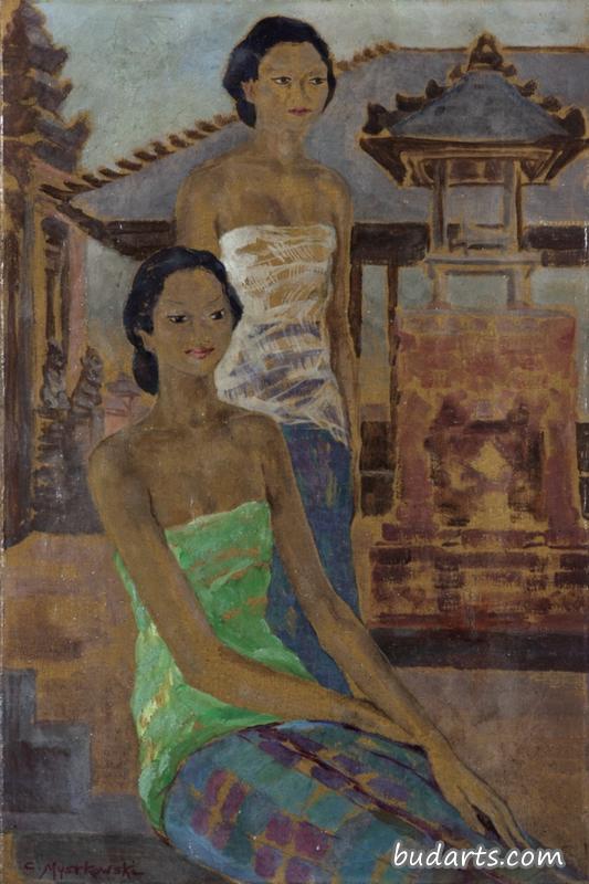 两位巴厘女士