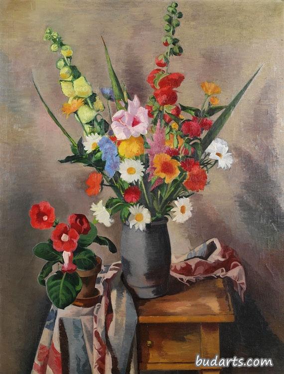 大型花卉静物画