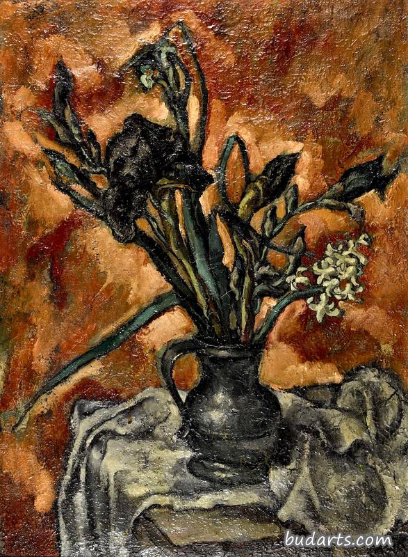 有虹膜的静物画