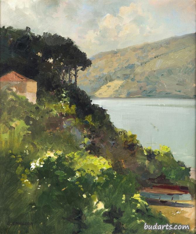 岸上的小屋