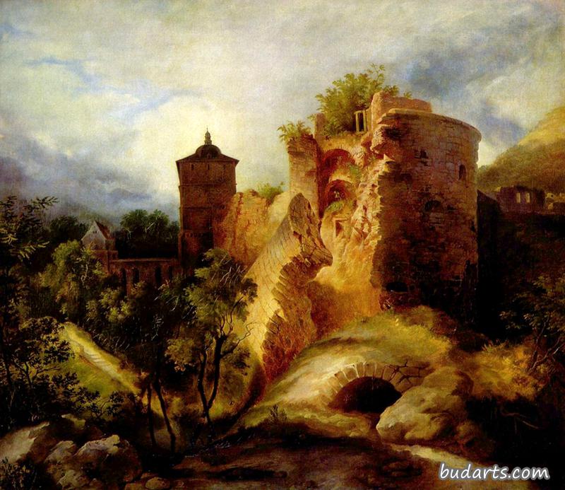 海德堡城堡的爆炸塔