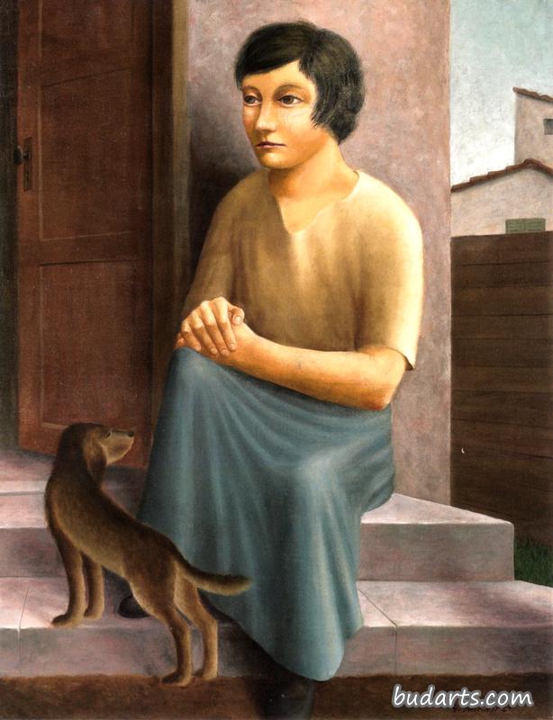带狗的女孩