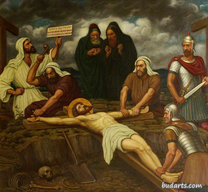 耶稣被钉在十字架上