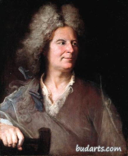 雕塑家的肖像，可能是罗伯特·勒洛伦（1666-1743）