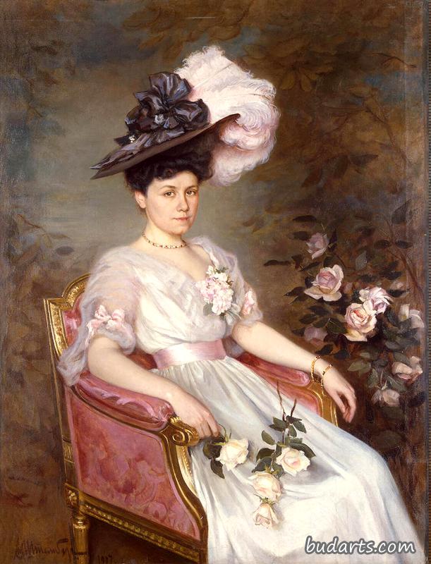 Portrait of S. M. Rayevskaya