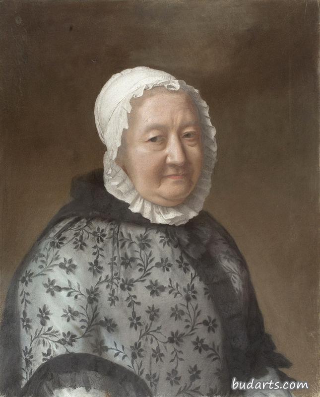 艺术家妻子的祖母玛丽·康纳德·巴塔利的肖像