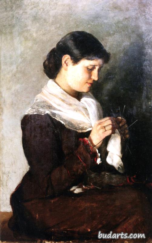 维拉·列宾肖像