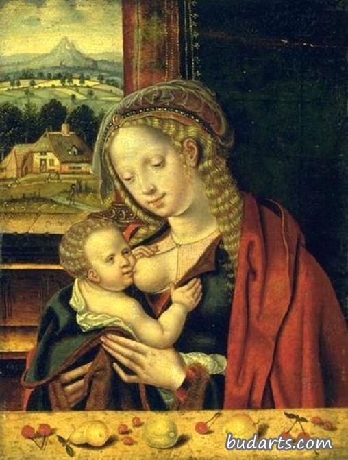 圣母哺育婴儿耶稣