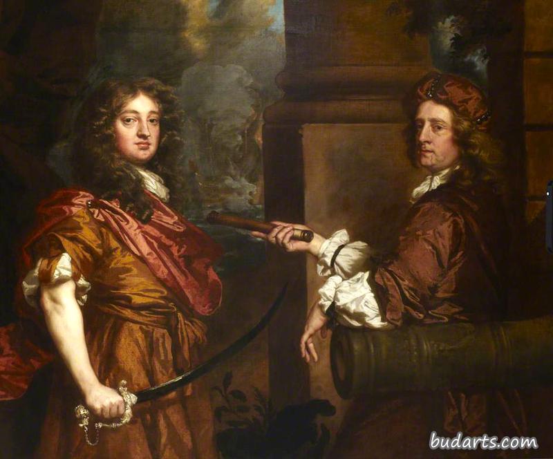 弗雷谢维尔·霍尔斯爵士（1641-1672）和罗伯特·霍姆斯爵士（1622-16