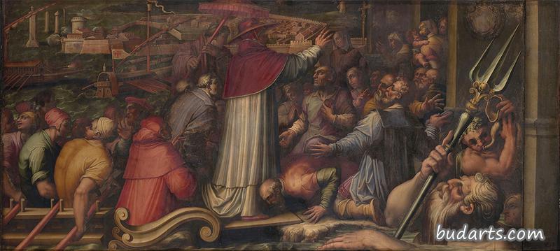 教皇尤金四世在里窝那登陆佛罗伦萨避难