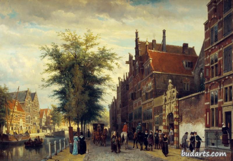 阿姆斯特丹古老沃尔堡的雅典娜