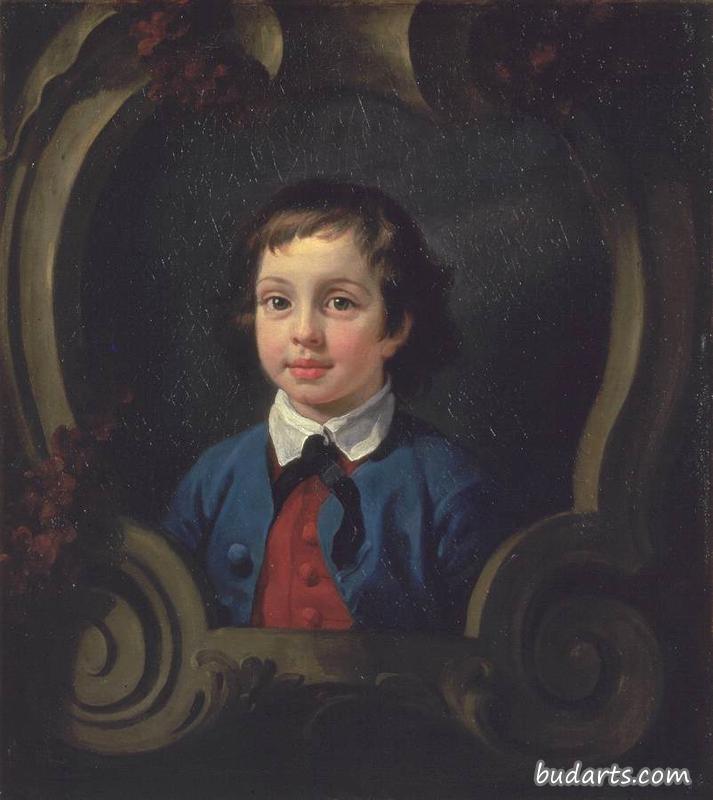 乔治·奥斯本的肖像，后来的小约翰·兰比