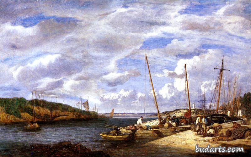 Douarnenez, Fishing Boats at Dockside