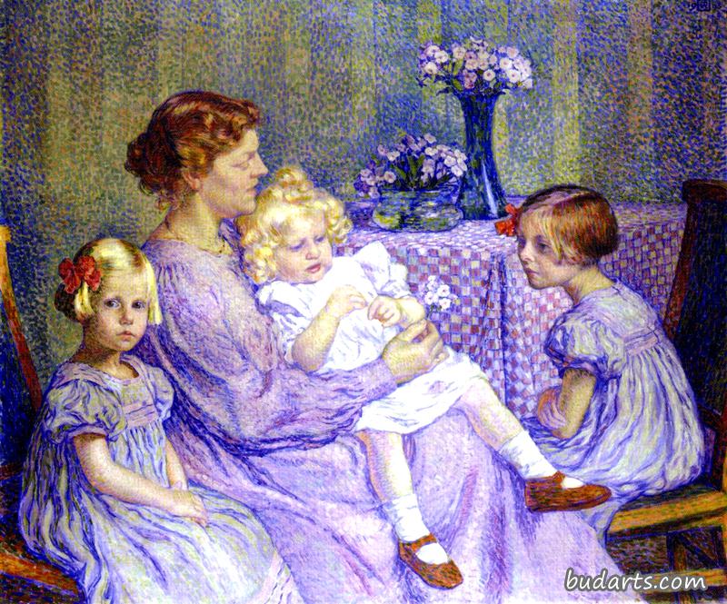 范德维尔德夫人和她的孩子们