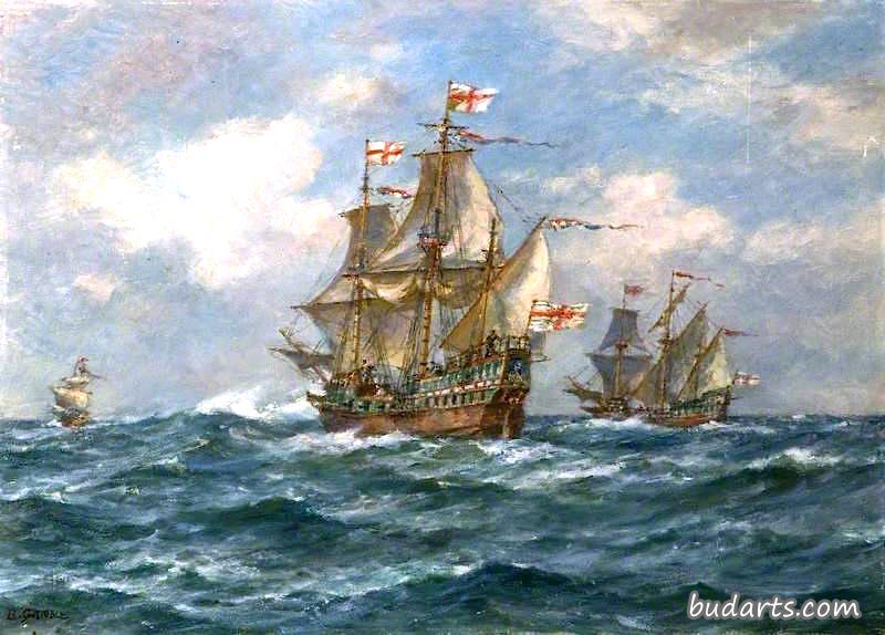 1577年12月13日，“金后盾”号启航另一项伟大的事业
