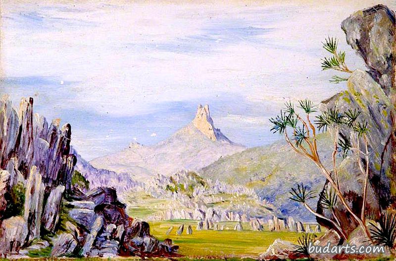 巴西卡萨布兰卡峰及其铁石和睡莲
