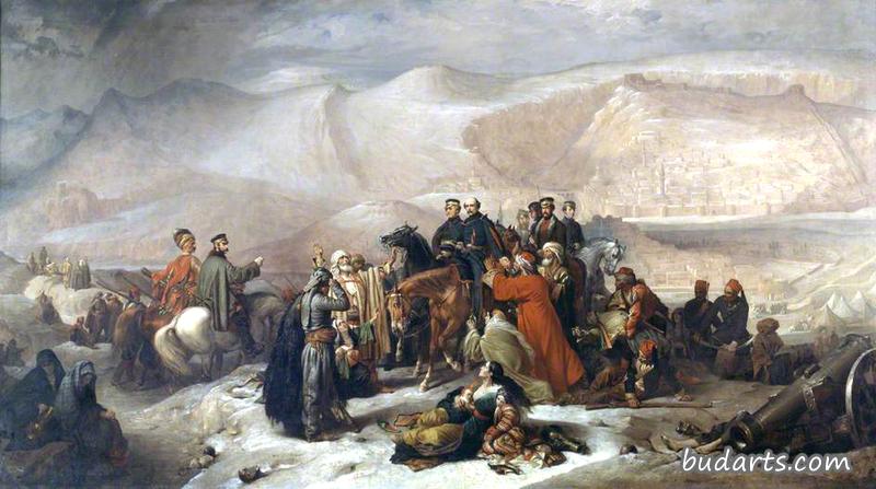 卡尔斯投降，克里米亚战争，1855年11月28日