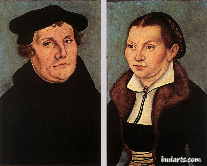 马丁·路德和凯瑟琳·博雷的肖像
