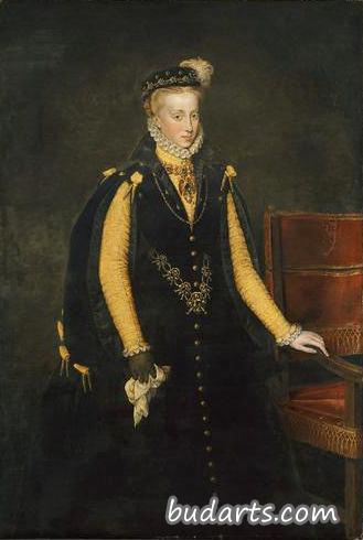 西班牙女王奥地利安娜肖像