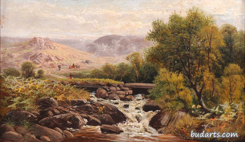 Near Capel Currig, the Old Road to Dolywydellan, North Wales