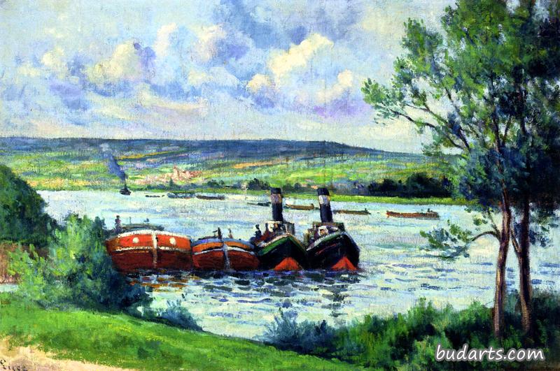 Méricourt, Barges and Tug Boats