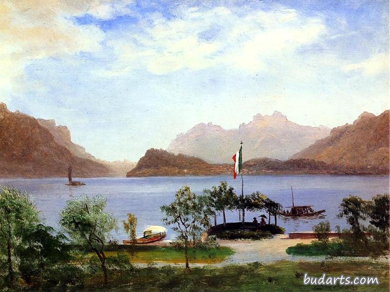 意大利湖景