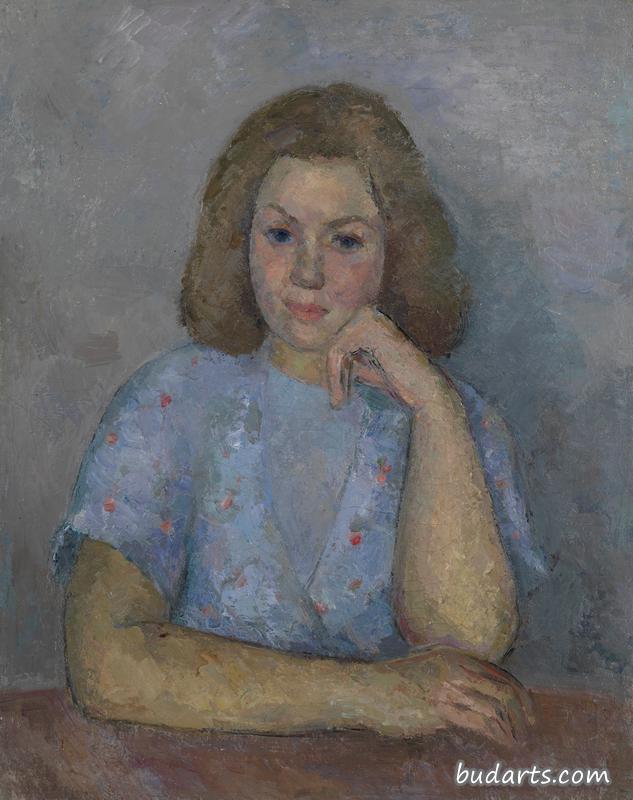 阿瑞斯特的女儿西里拉·福尔克的肖像