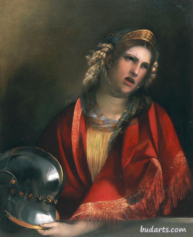 Dido Crying over Aeneas