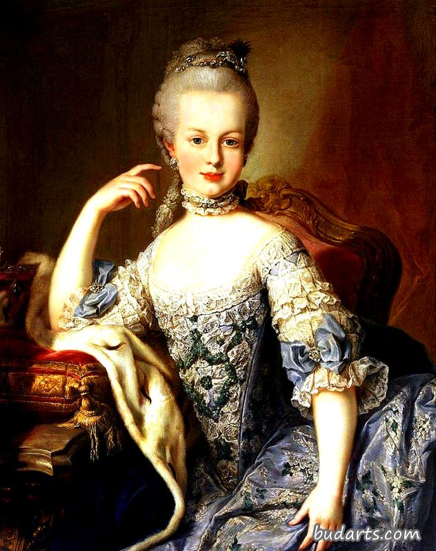 奥地利女公爵玛丽亚·安东尼娅的肖像