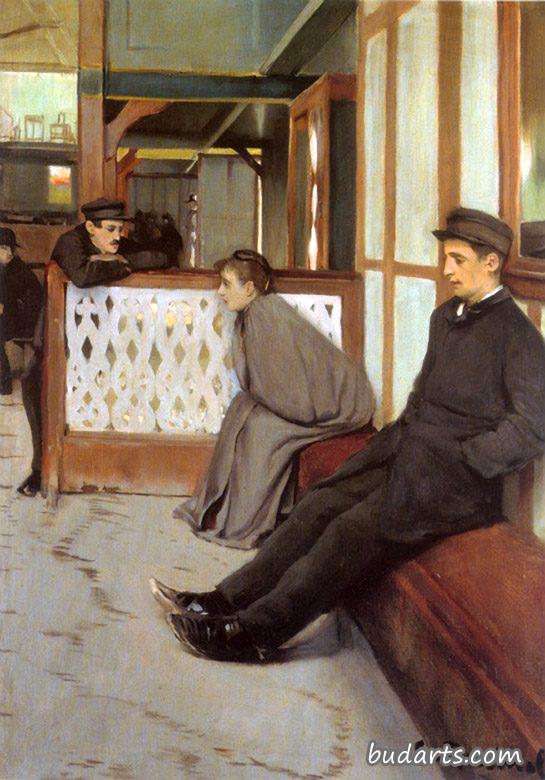 Waiting for Customers (Moulin de la Galette)