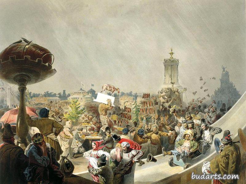 亚历山大二世在莫斯科加冕庆典