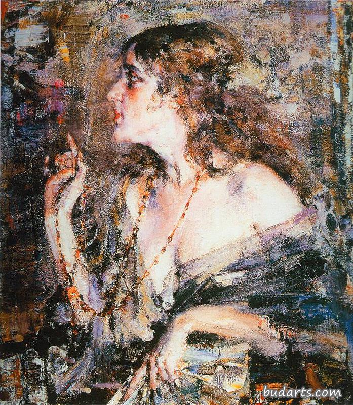 阿里阿德娜·米凯什娜的肖像