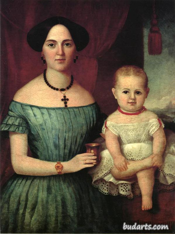 Mrs. Weldon Wright and Her Daughter