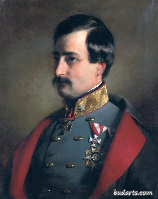 亚历山大·冯·门多夫·普伊利伯爵、冯·迪特里希斯坦·祖·尼科尔斯堡王子的肖像