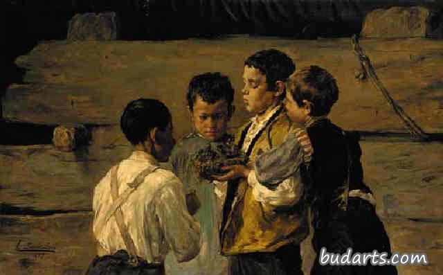 孩子们玩耍