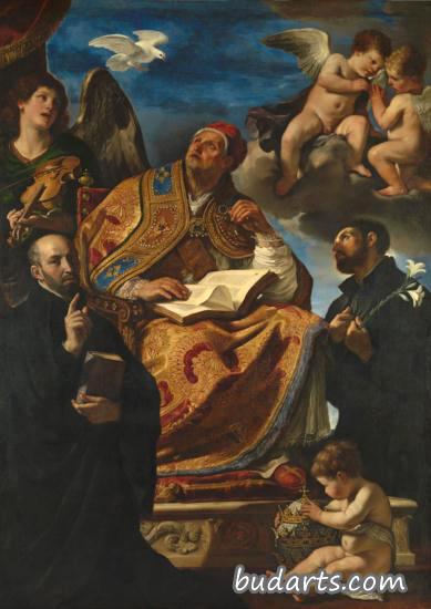 圣格雷戈里大帝与圣人伊格纳提乌斯洛约拉和弗朗西斯泽维尔
