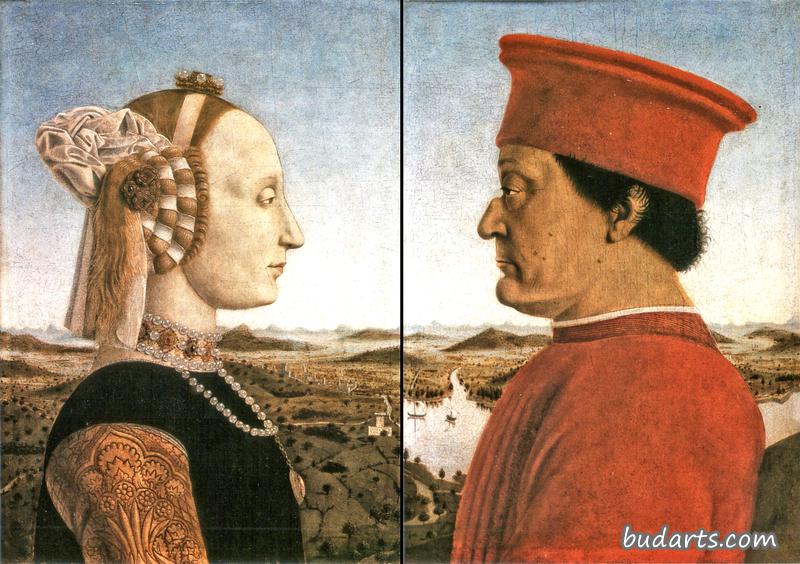 乌尔比诺公爵和公爵夫人的肖像