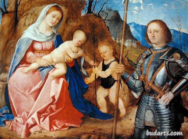 圣母子与施洗者圣约翰和圣利比里亚利斯
